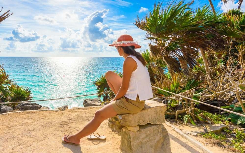 Apartamento En Fraccionamiento Privado 6 Personas Con Piscina Cerca De La Playa Плая-дель-Кармен Экстерьер фото