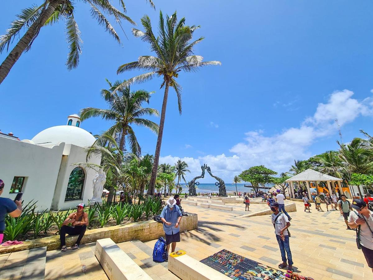 Apartamento En Fraccionamiento Privado 6 Personas Con Piscina Cerca De La Playa Плая-дель-Кармен Экстерьер фото