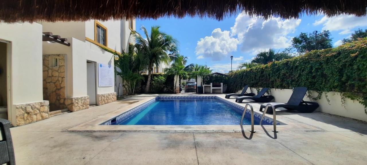 Apartamento En Fraccionamiento Privado 6 Personas Con Piscina Cerca De La Playa Плая-дель-Кармен Экстерьер фото