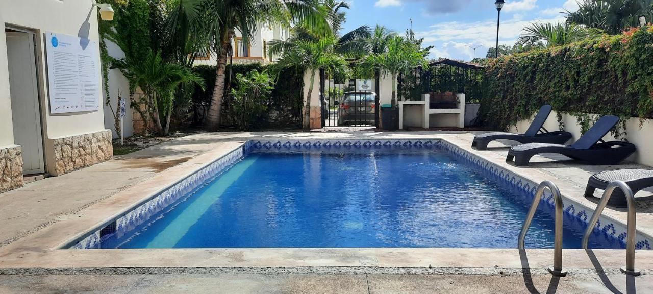 Apartamento En Fraccionamiento Privado 6 Personas Con Piscina Cerca De La Playa Плая-дель-Кармен Экстерьер фото